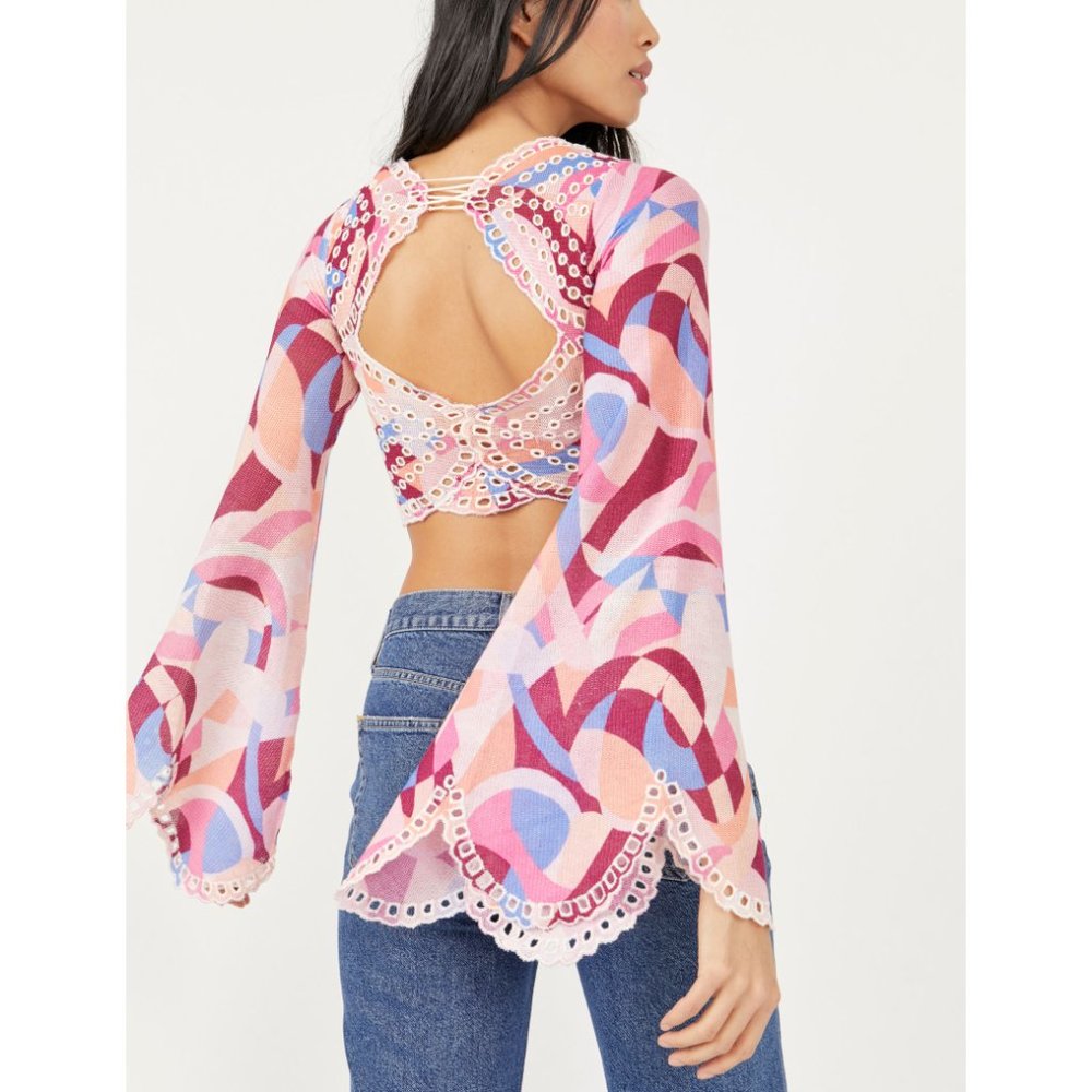 NWT Free People Eyes On You Top / Confetti Combo